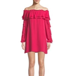 Parker Pink Off-Shoulder Dress